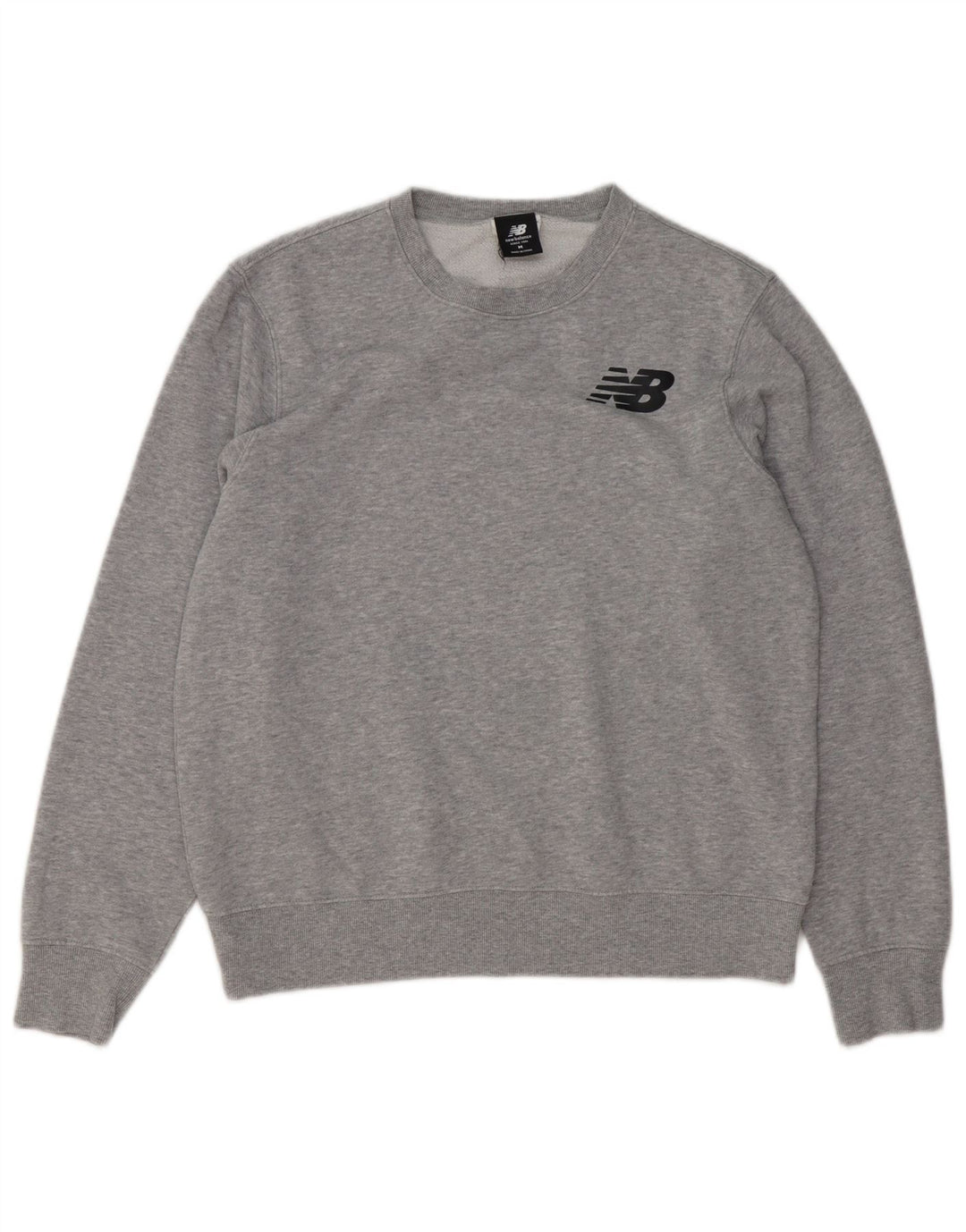 New Balance Sweat-Shirt Homme Gris Moyen Moucheté Coton