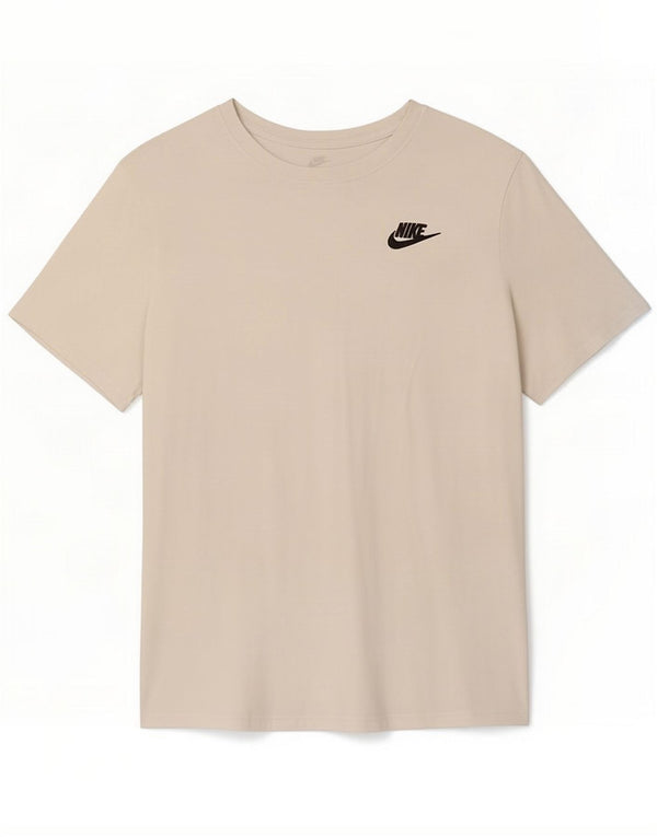Nike Womens T-Shirt Top UK 10 Petit Blanc Coton