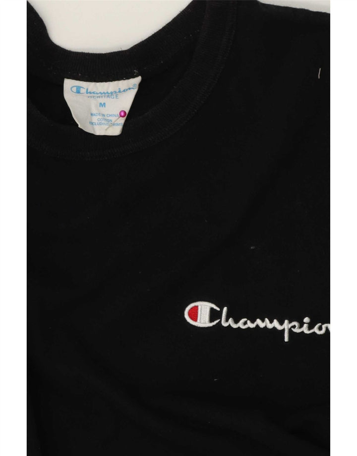 Champion T-Shirt Homme Noir Moyen Coton