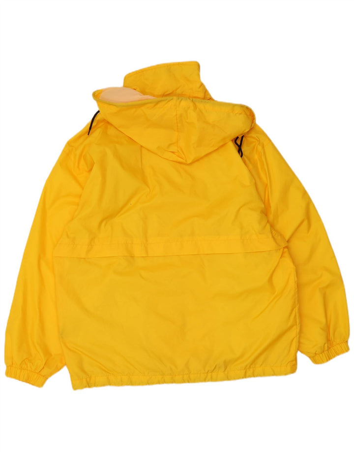 Brugi Veste de pluie à capuche pour homme UK 40 Large Jaune Polyamide