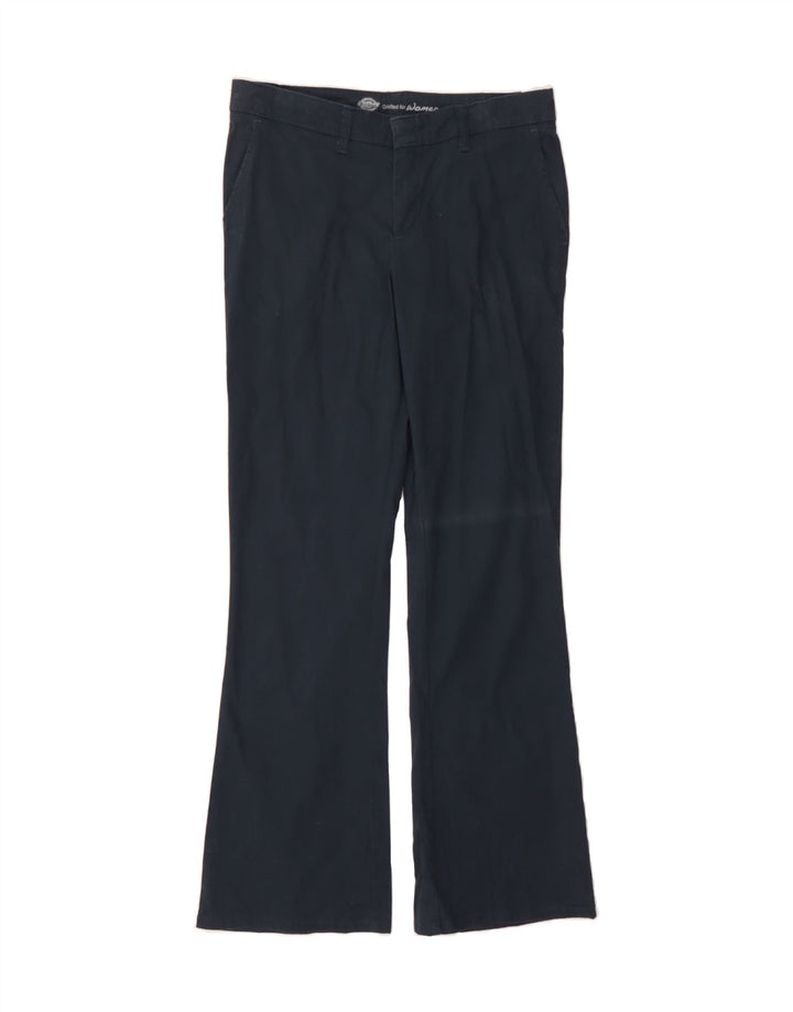 DICKIES Womens Bootcut Chino Trousers W32 L32 Navy Blue Cotton Vintage Dickies and Second-Hand Dickies from Messina Hembry 