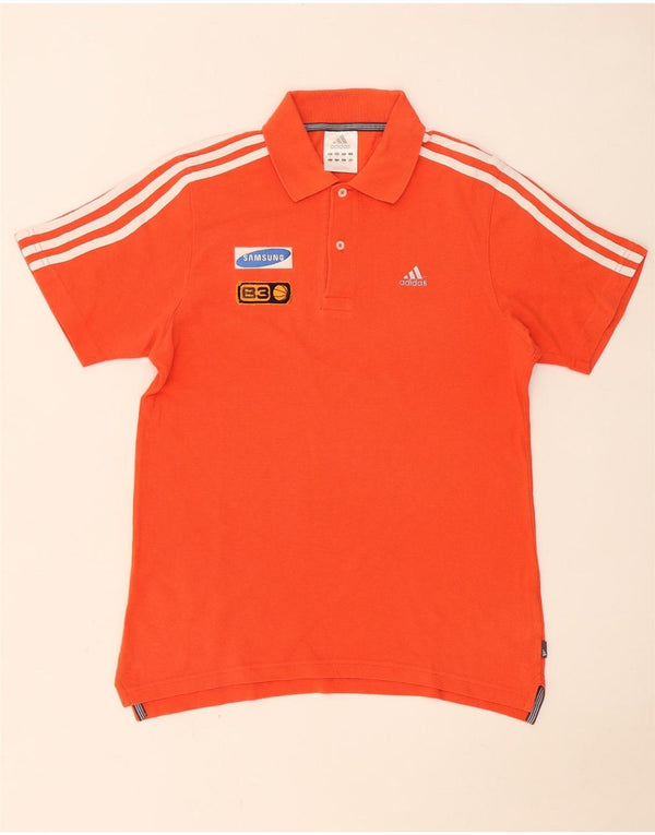 Adidas Polo Homme Petit Orange Coton