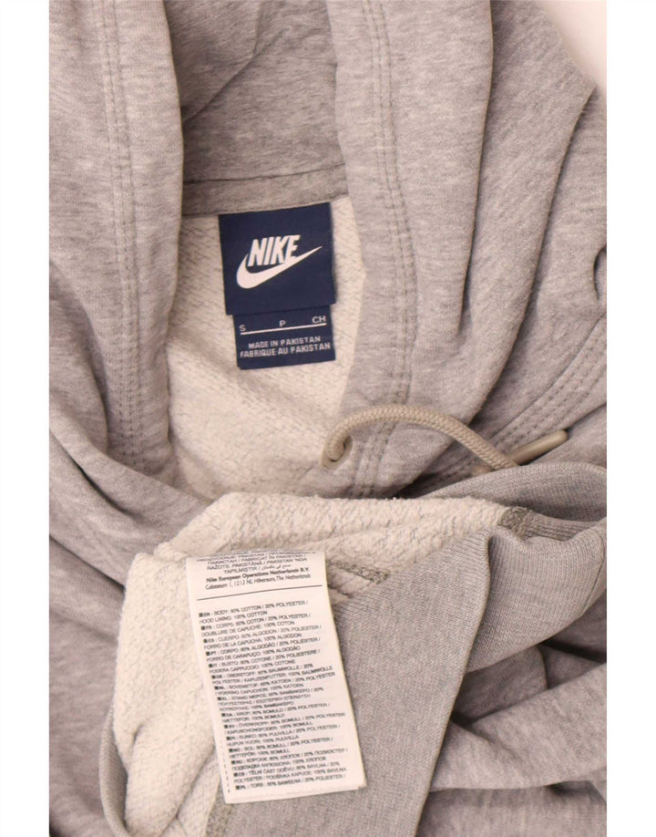 Nike Pull à capuche pour homme en coton moucheté Gris Taille S