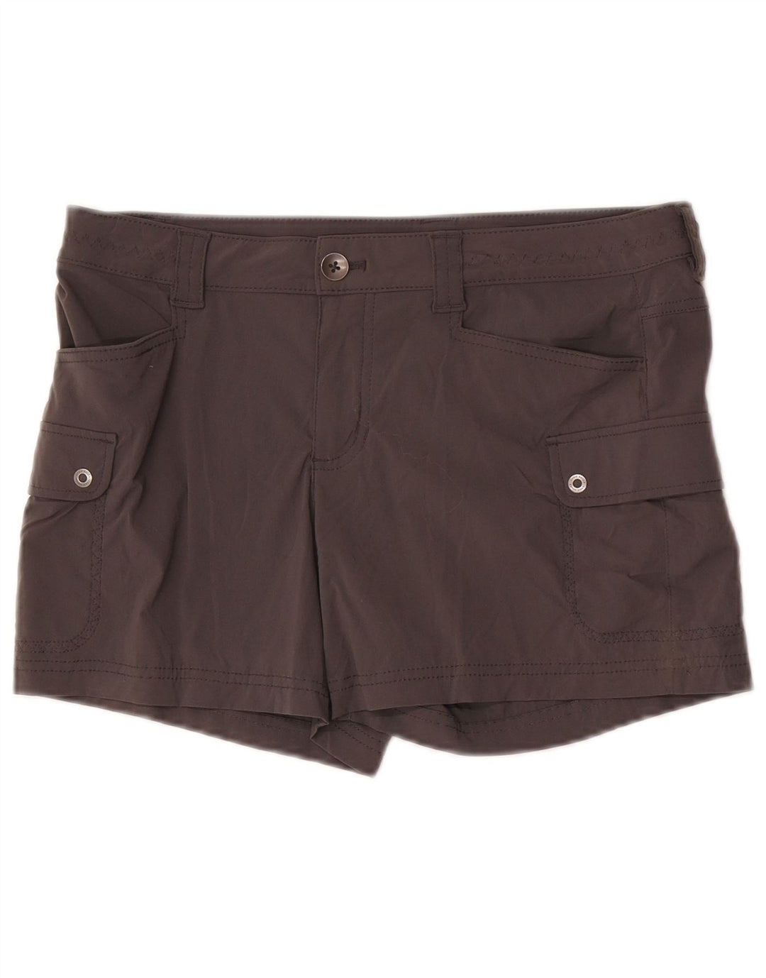 Eddie Bauer Short cargo pour femme US 8 Medium W32 Nylon gris