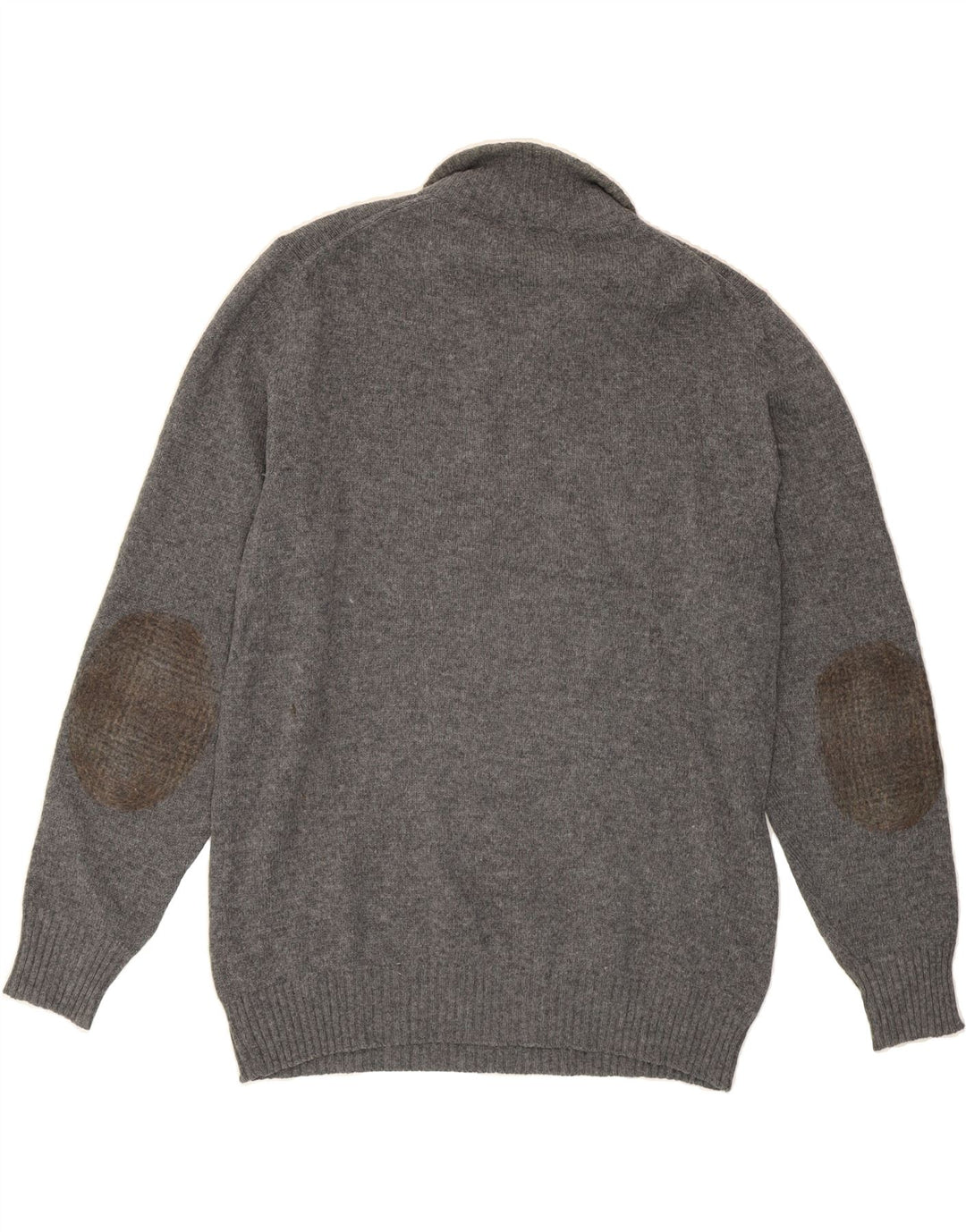 ETRO Mens Zip Neck Jumper Sweater XL Grey Wool Vintage Etro and Second-Hand Etro from Messina Hembry 