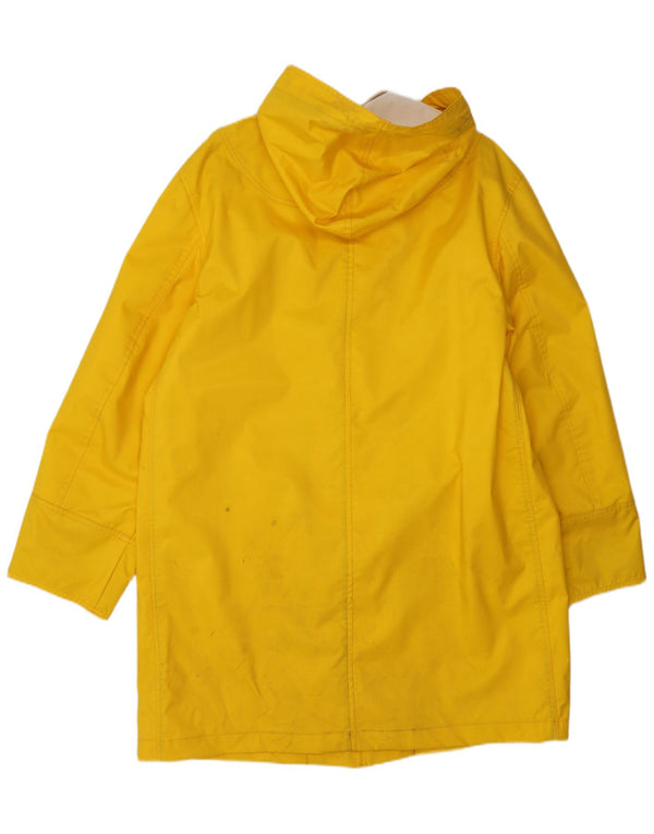 imperméable à capuche vintage pour hommes UK 42 XL Jaune