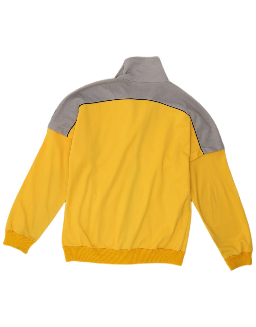 Mec Sport Veste de survêtement pour homme IT 46 Small Jaune Colourblock