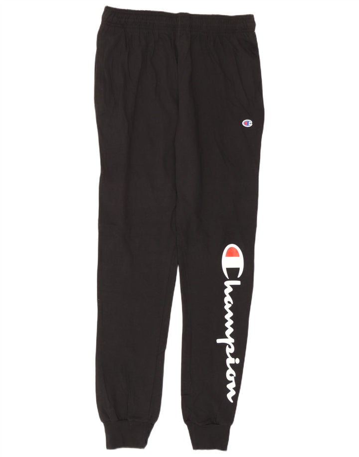 Champion Pantalon De Survêtement Graphique Joggers Homme Noir Moyen Coton