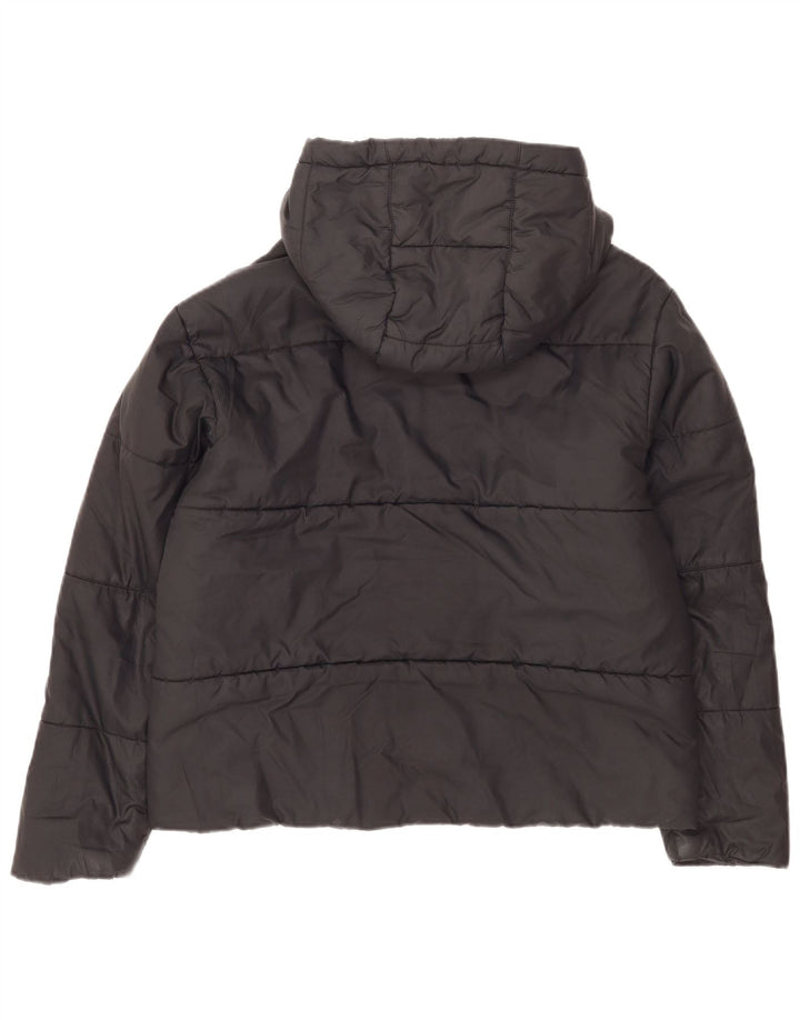 Nike Veste matelassée réversible à capuche pour femme UK 16 Large Noir Polyester