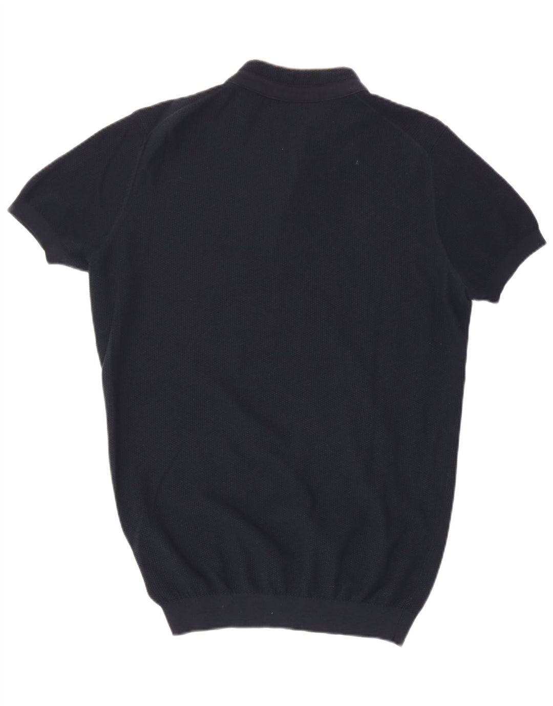 Massimo Dutti Polo Homme Bleu Marine Moyen Coton