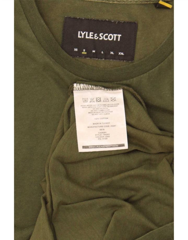 Lyle & Scott T-Shirt Homme Petit Kaki Coton