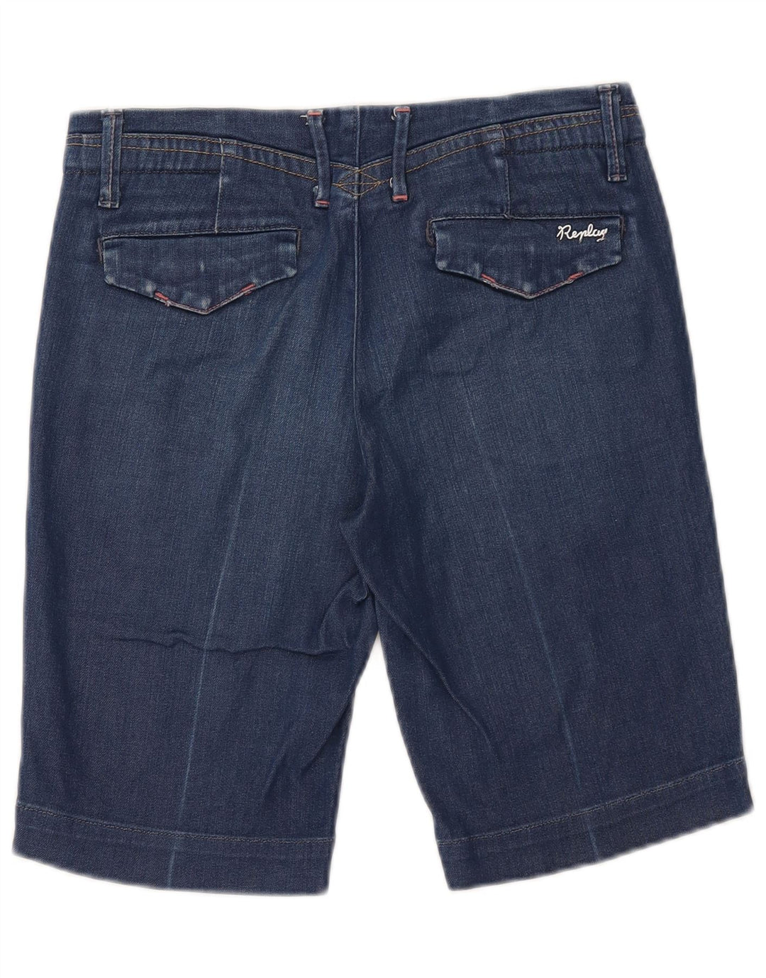 REPLAY Short en Jean Femme W27 Petit Bleu Coton