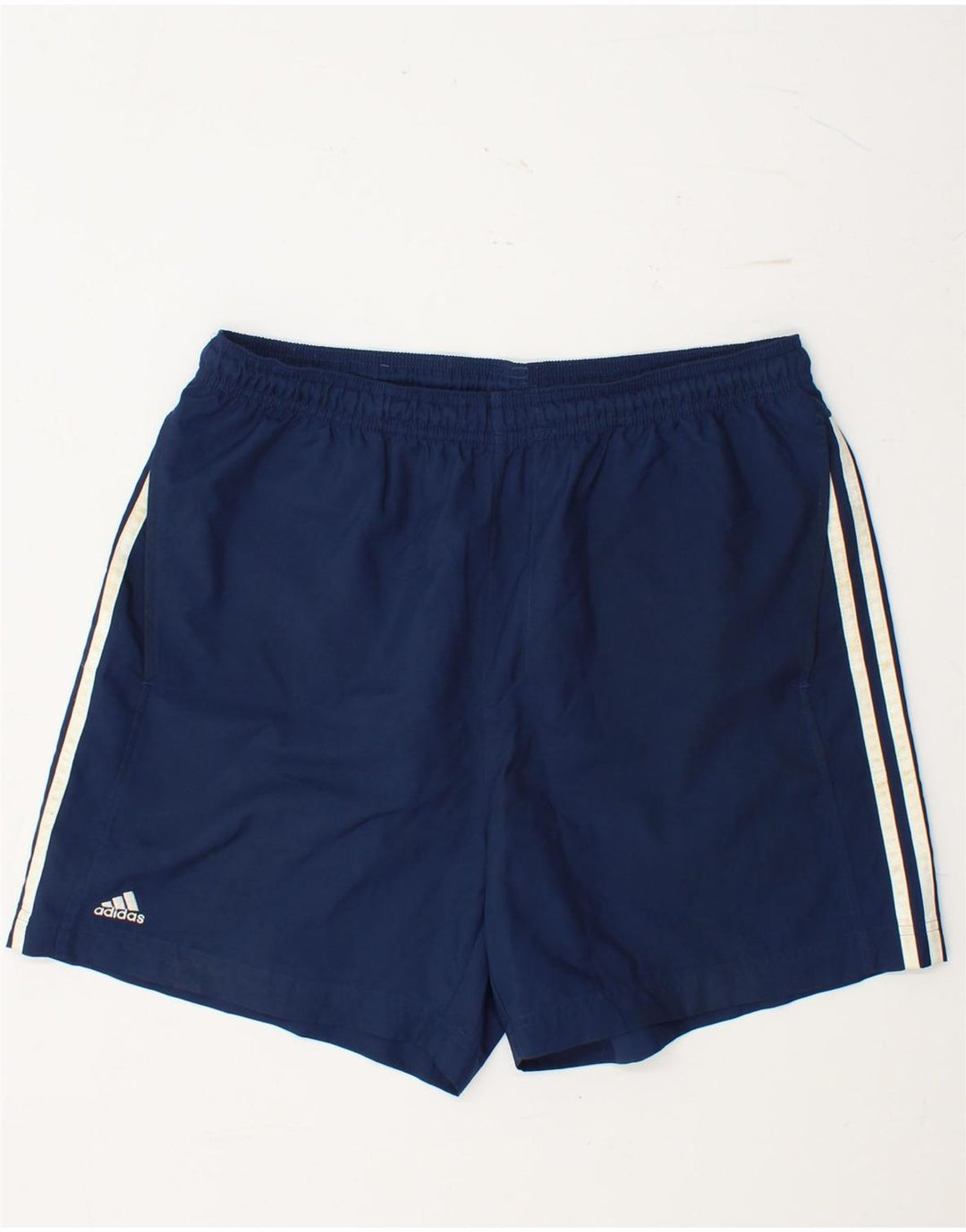 ADIDAS Short de sport pour hommes, grand, bleu marine, polyester