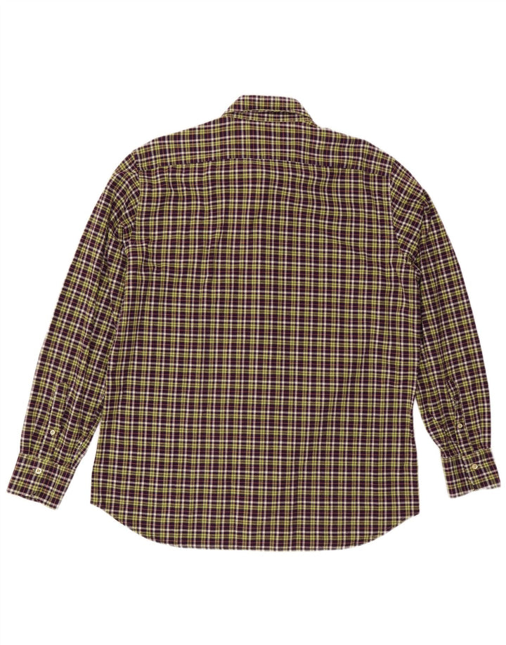 UNGARO Chemise Homme Taille 43 17 XL Violet Carreaux