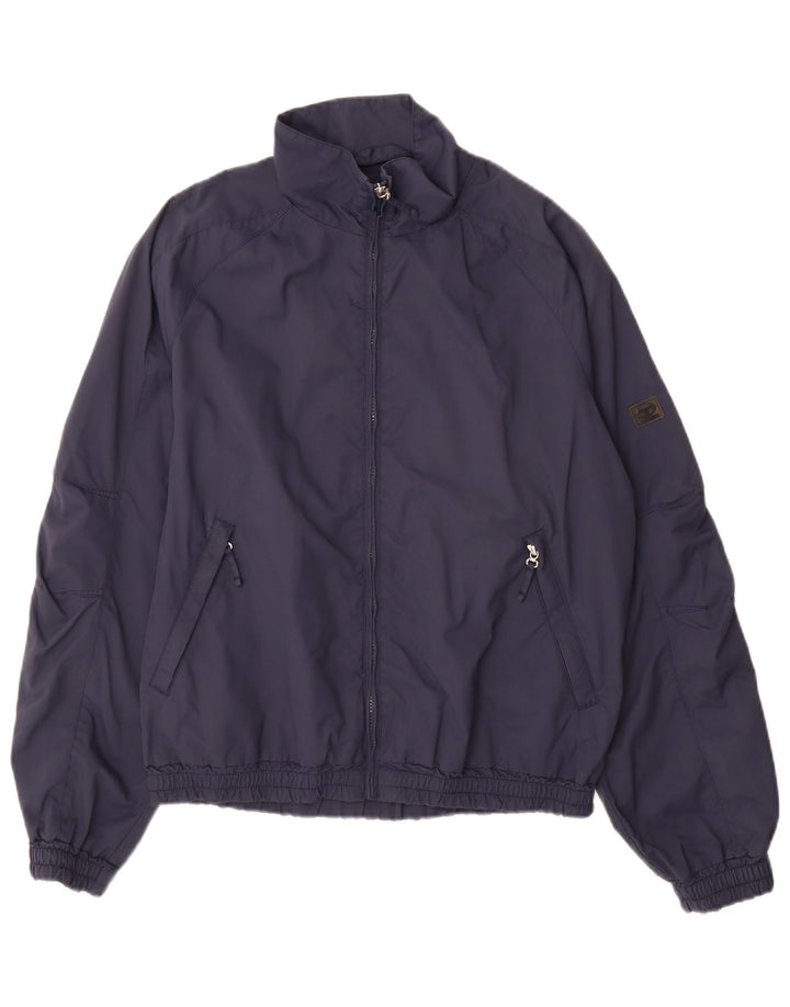 SERGIO TACCHINI Veste Bomber Milano Homme UK 38 Bleu Marine Moyen