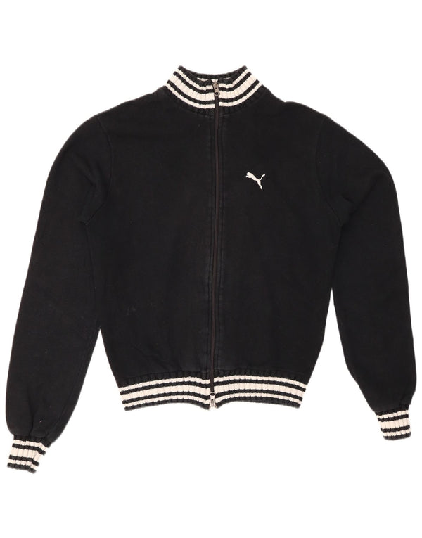 PUMA Veste de survêtement pour femme UK 18 XL Noir Coton