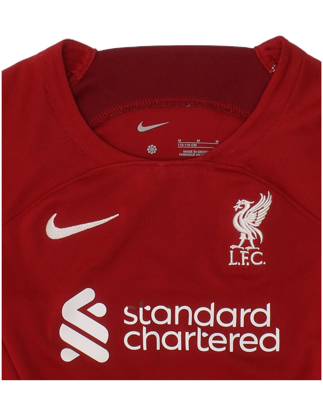 Nike Garçons Liverpool Graphic T-Shirt Top 5-6 ans Rouge