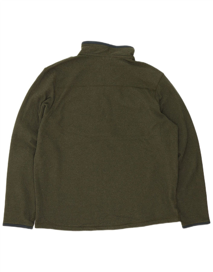 Rab Mens Zip Neck Sweatshirt Jumper XL Vert Polyester