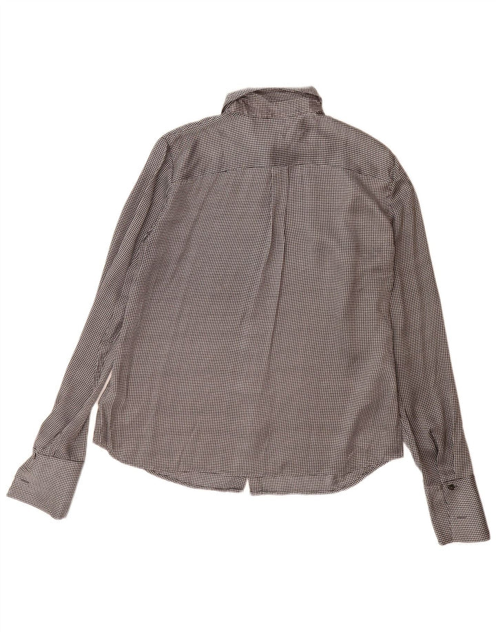 Brooks Brothers Chemisier 346 pour femme US 12 Large Gris Polyester