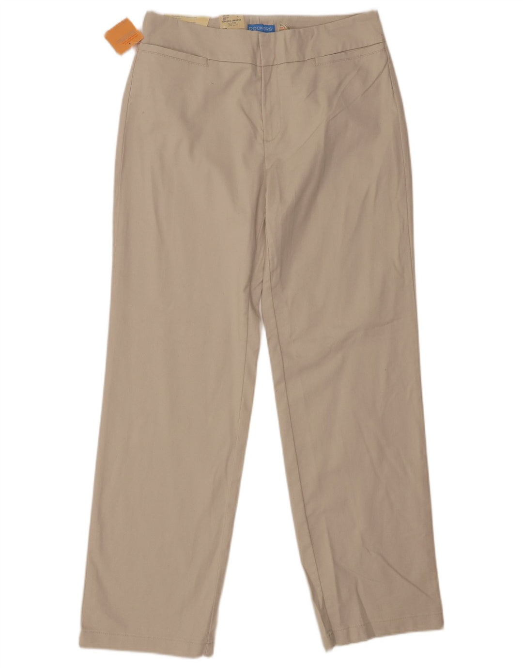 DOCKERS Pantalon décontracté coupe préférée pour femme US 12 Large W30 L31 Beige