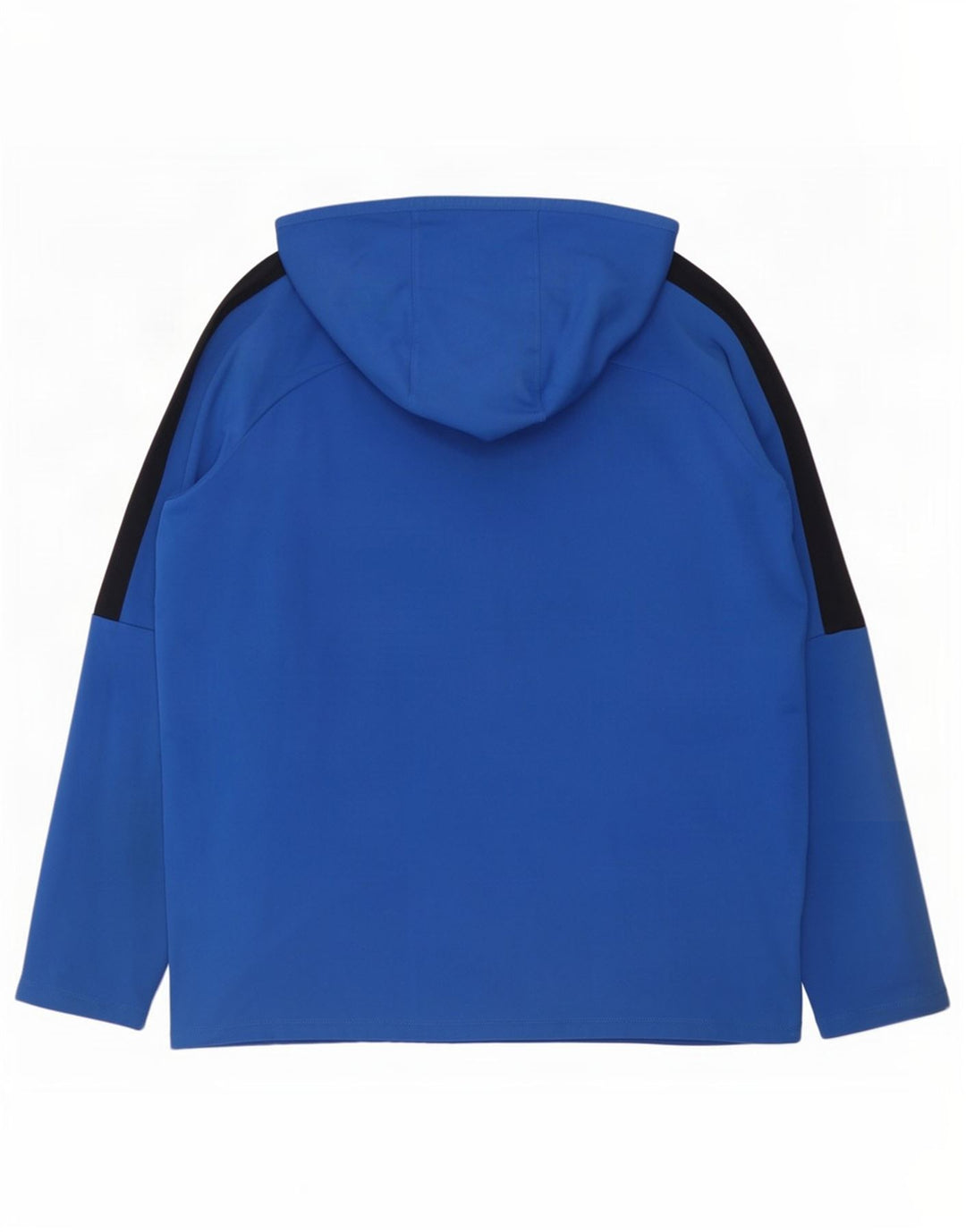 Nike Homme Dri Fit Graphic Sweat à capuche Large Bleu Colorblock Polyester
