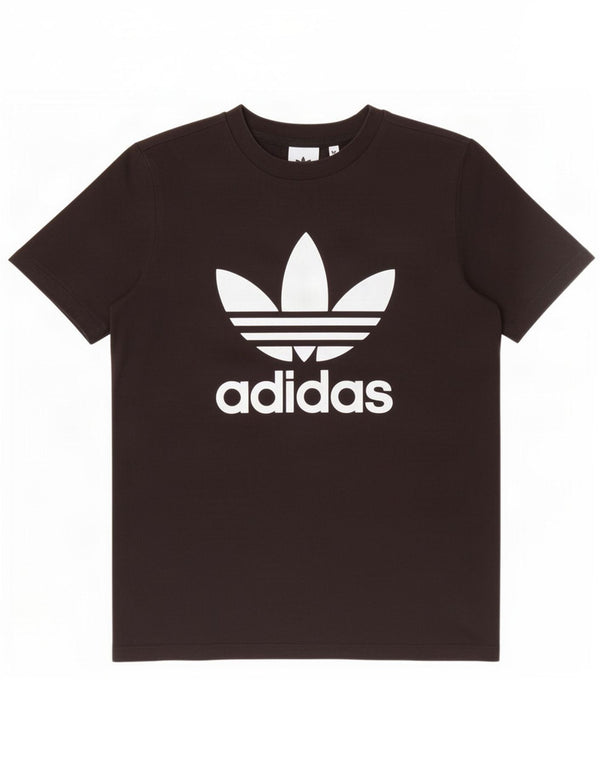 Adidas T-shirt graphique pour femme UK 18 XL Noir Coton