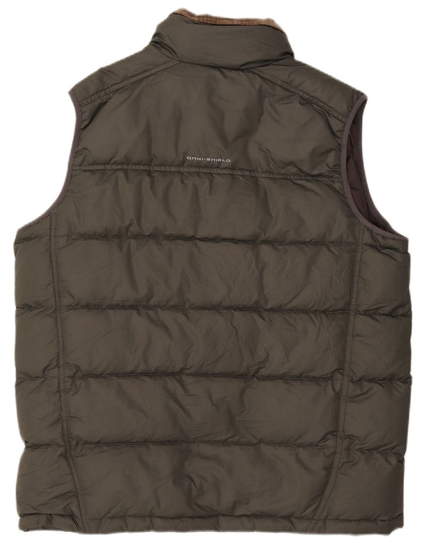 Columbia Gilet rembourré Omni-Shield pour homme UK 44 2XL Kaki Polyester
