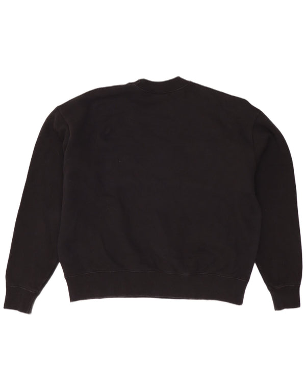 CHAMPION Sweat-shirt graphique pour femme UK 10 Small Black Colourblock