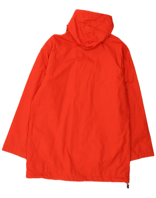 Tommy Hilfiger Manteau coupe-vent à capuche pour homme UK 40 Grand coton rouge