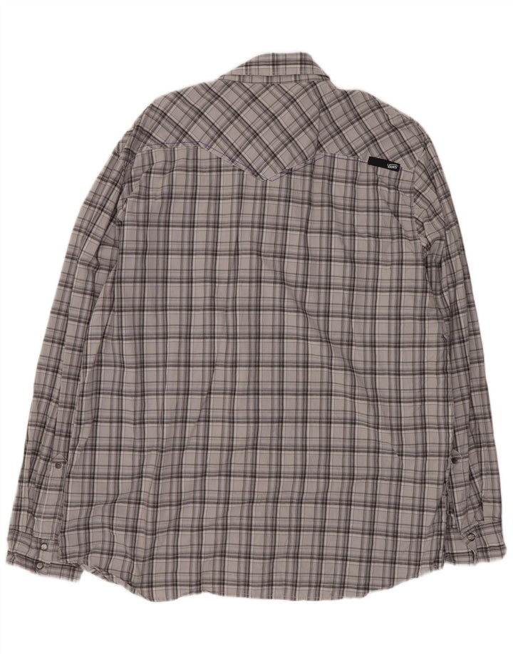 Vans Chemise Homme 2XL Gris Check Coton