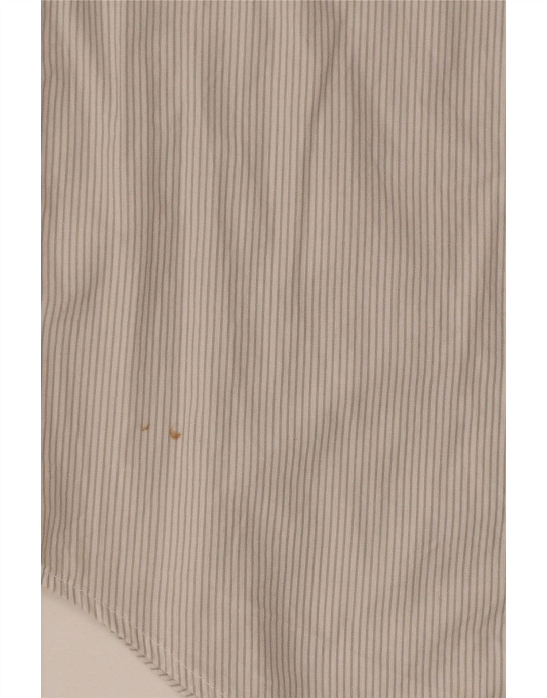 Diesel Chemise à manches courtes pour hommes en coton à fines rayures blanches
