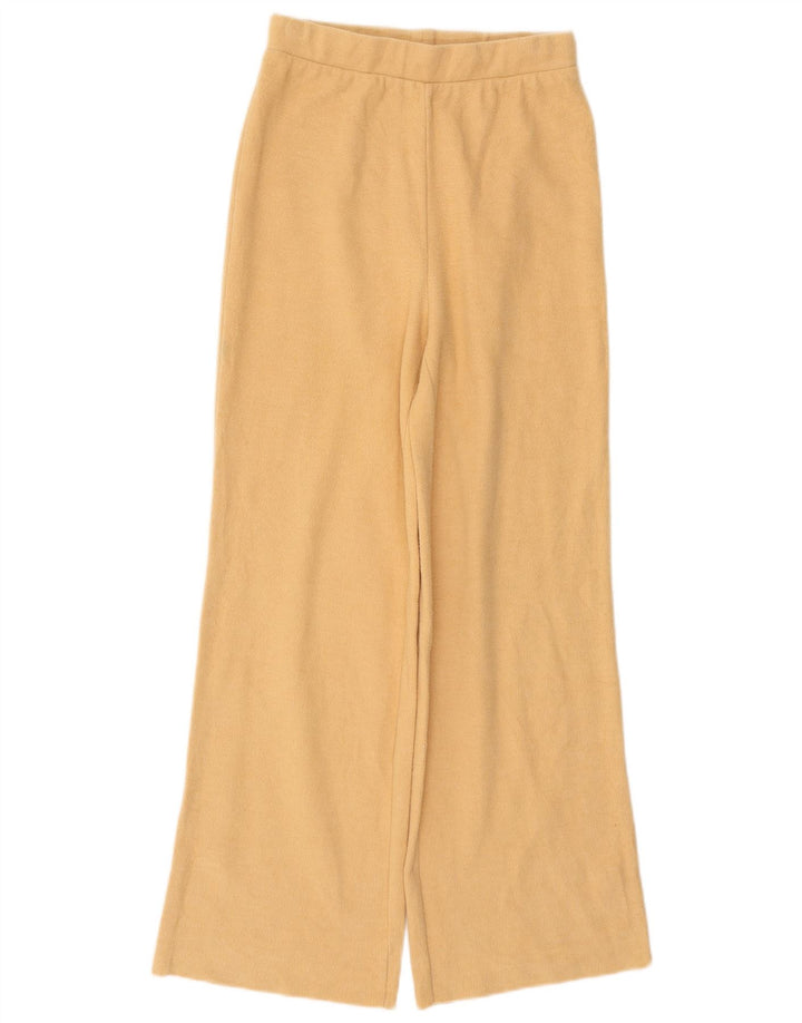 ZARA Pantalon de survêtement pour femme UK 8 Small Beige