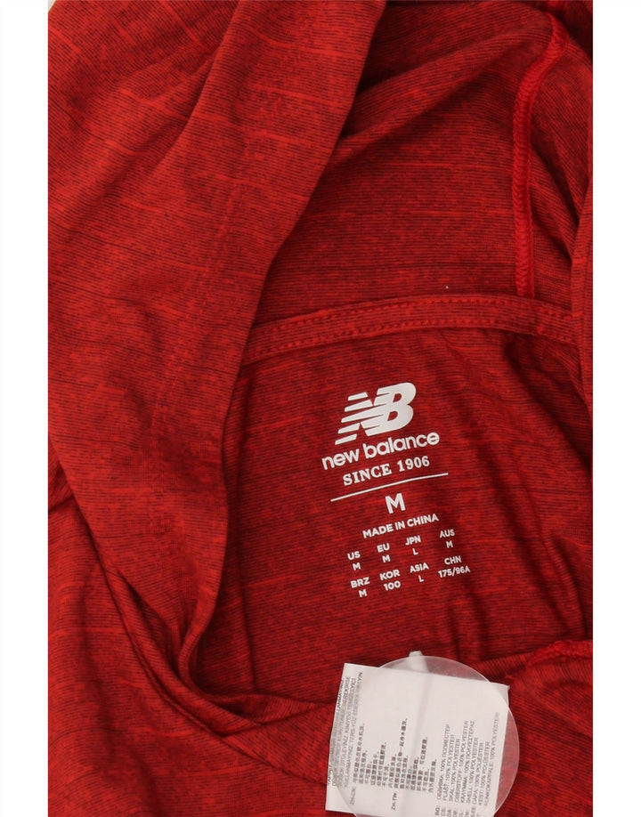 New Balance Pull à capuche pour femme UK 14 Rouge moyen Polyester