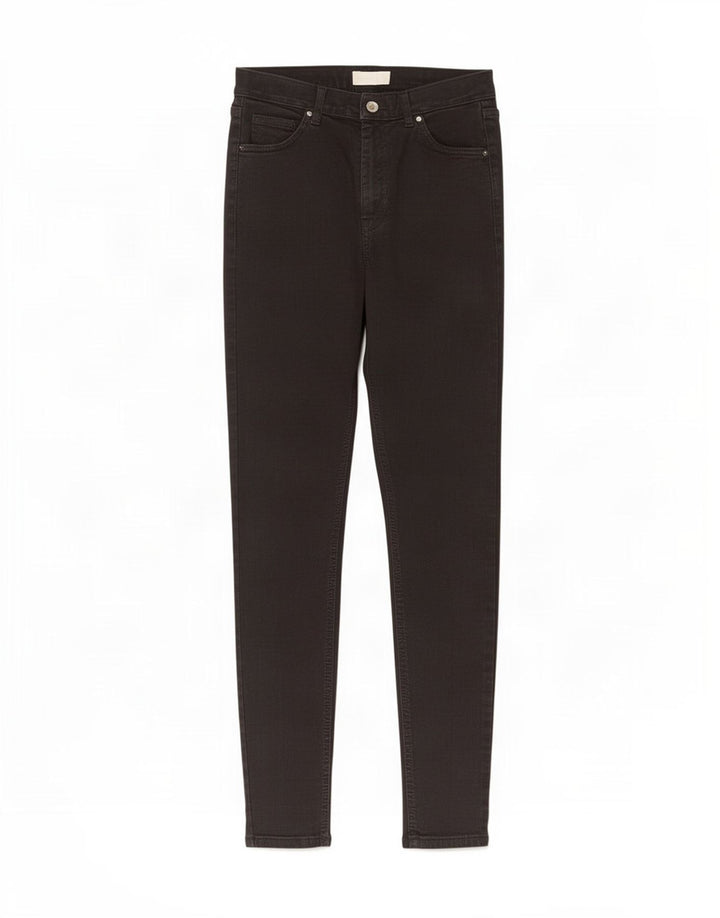 Topshop Jean Skinny W30 L27 Noir Élasthanne Femme