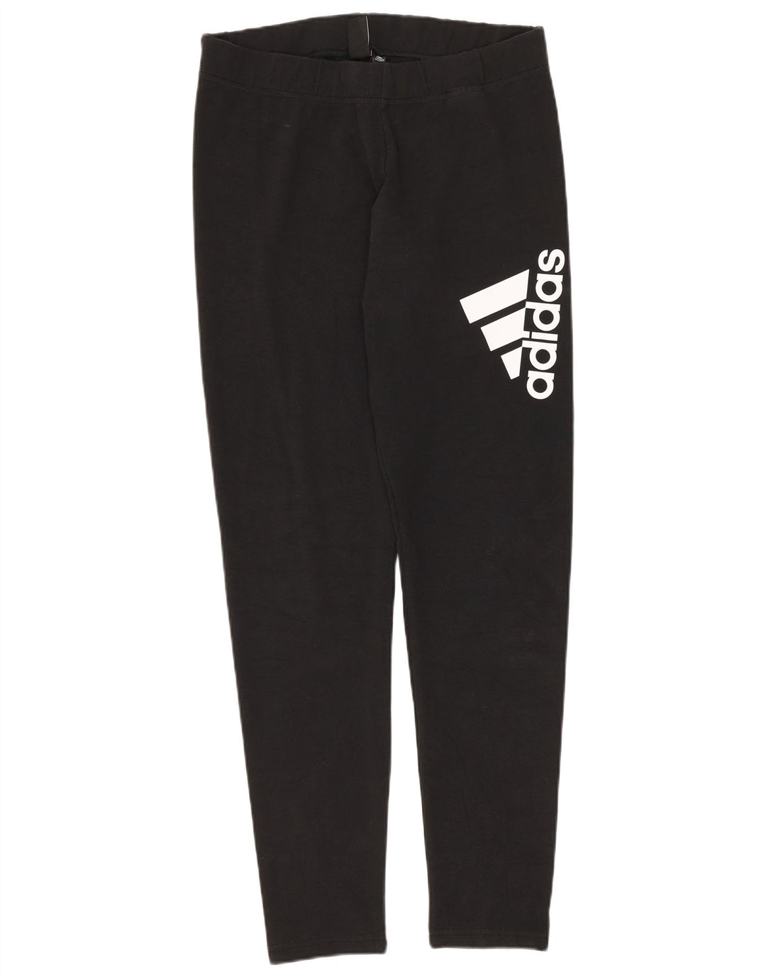 Adidas Leggings graphiques pour femmes UK 12/14 coton noir moyen