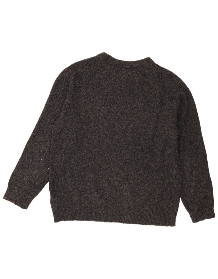 Zara Pull ras du cou pour garçon 13-14 ans Gris Polyester