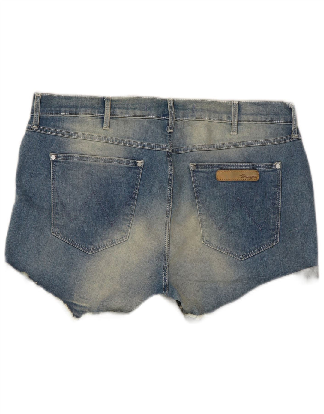 Wrangler Short en jean pour femme W32 Large Bleu Coton
