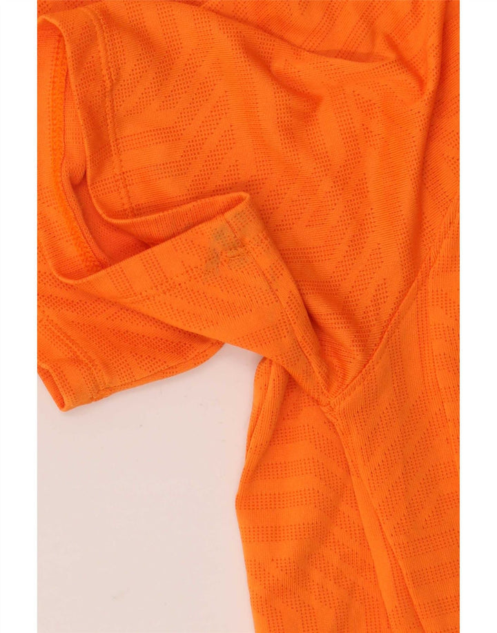Under Armour T-Shirt Homme Petit Orange Géométrique Polyester