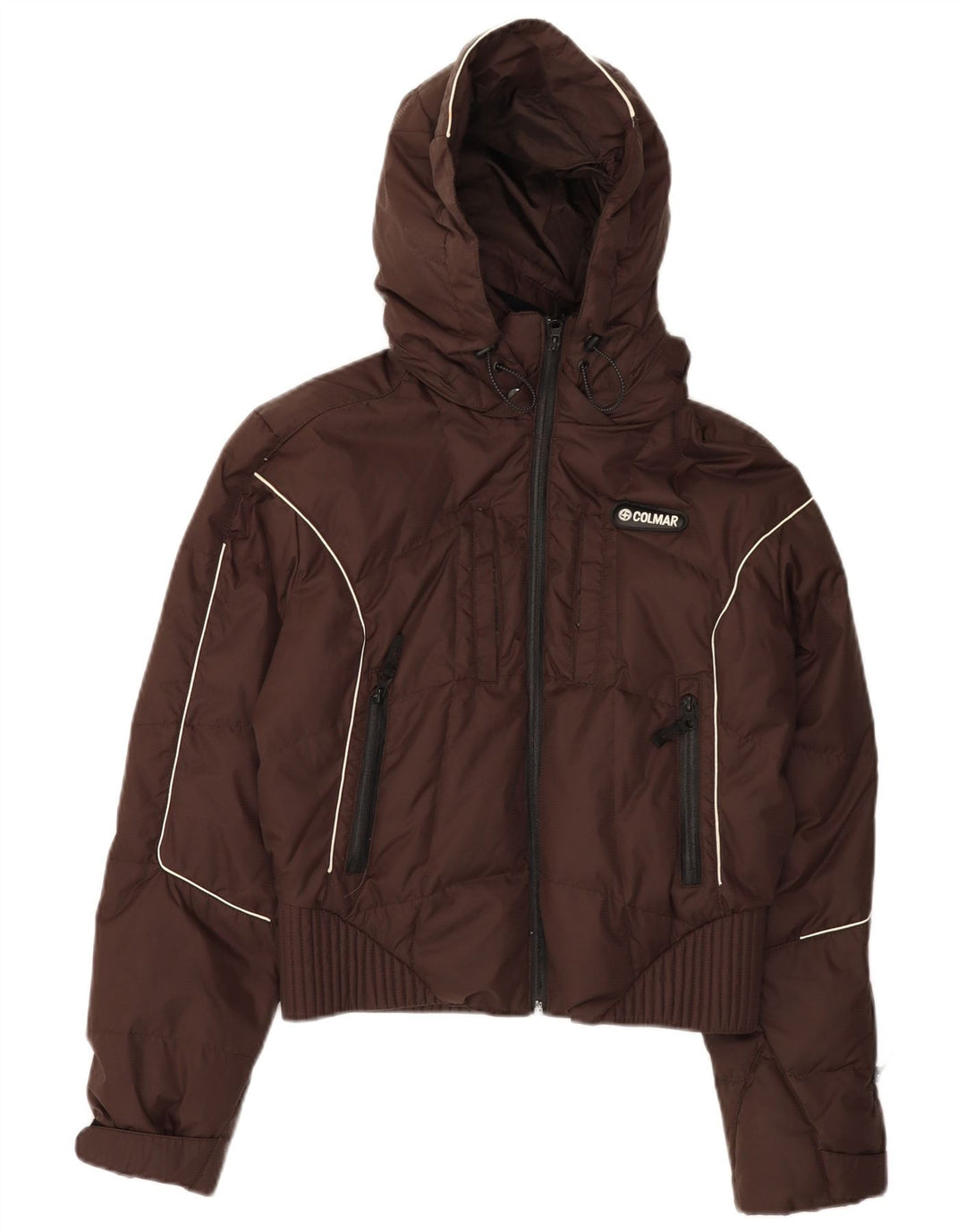Colmar Doudoune À Capuche Femme IT 42 Marron Moyen Polyamide