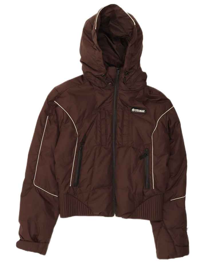 Colmar Doudoune À Capuche Femme IT 42 Marron Moyen Polyamide