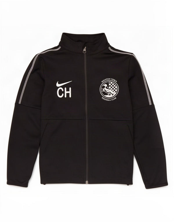 Nike Garçon Royston Town F.C. Veste De Survêtement 10-11 Ans Moyen Noir