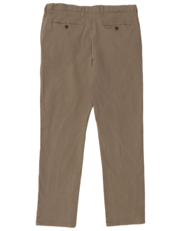 Marks & Spencer Pantalon Chino Regular Homme W38 L33 Gris Coton