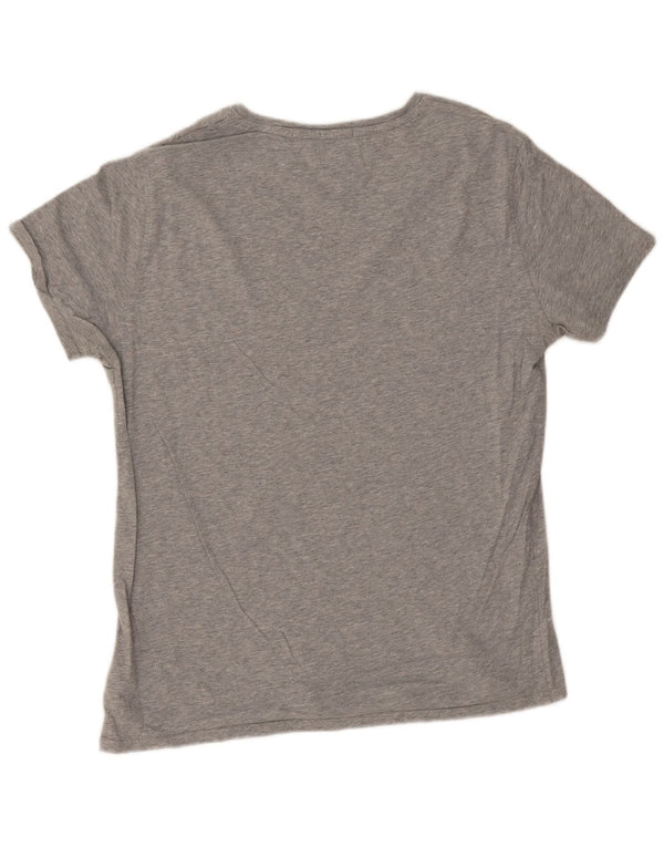 Tommy Hilfiger T-shirt coupe classique pour homme XL Gris Coton