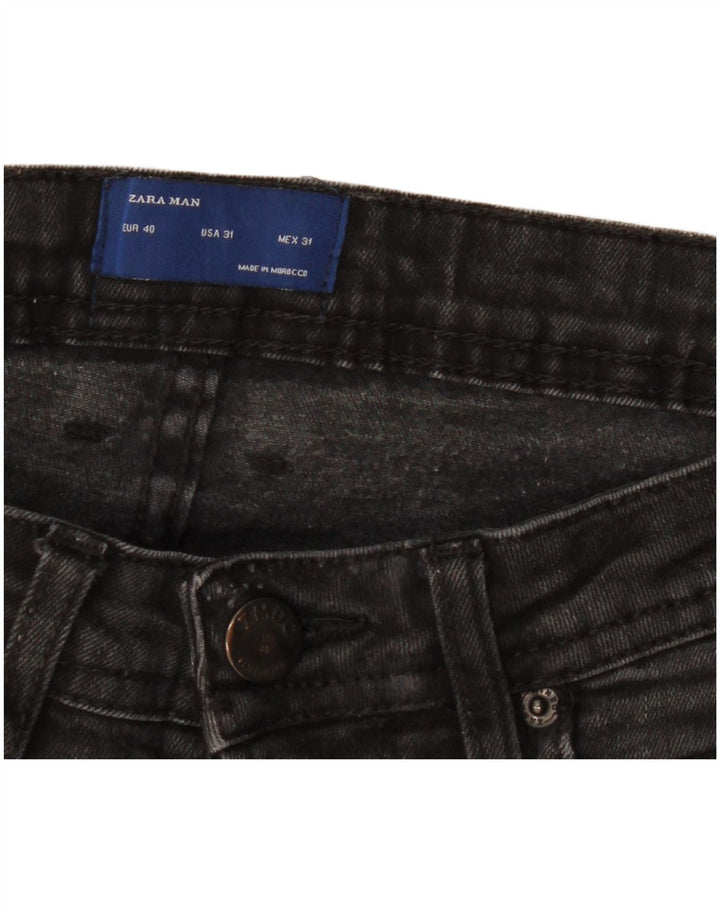 Zara Jean Slim Homme EU 40 Moyen W31 L30 Noir
