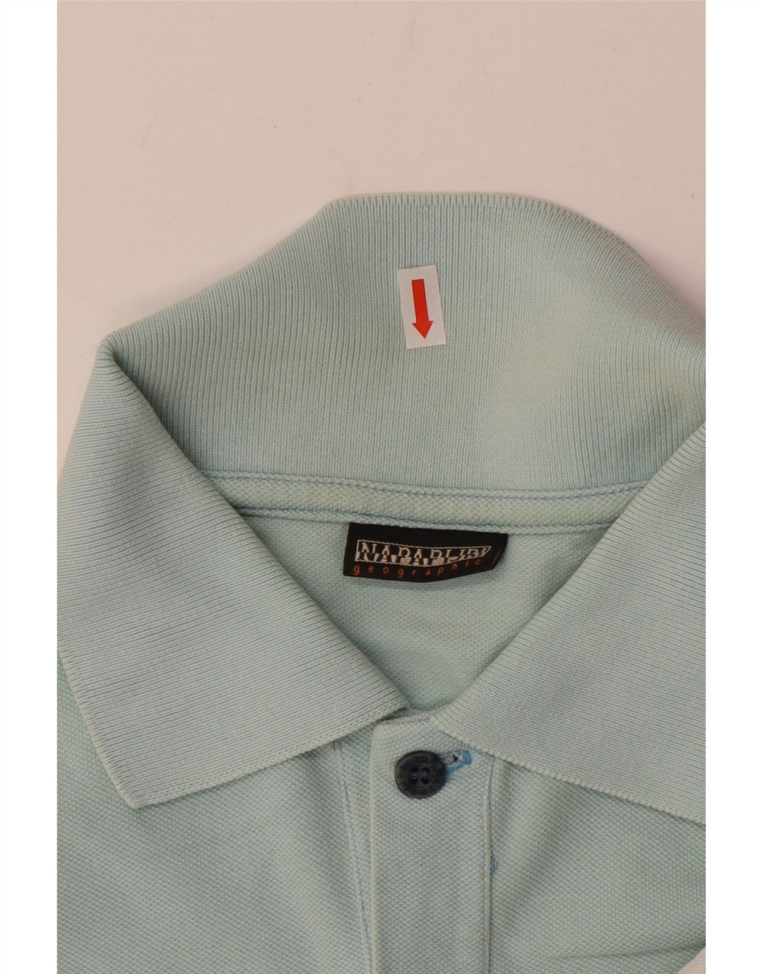 NAPAPIJRI Polo Geographic Homme Petit Bleu Colorblock Coton