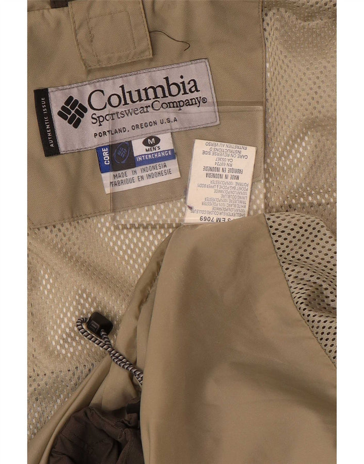 Columbia Veste de pluie Interchange pour homme UK 38 Marron moyen Nylon colour block