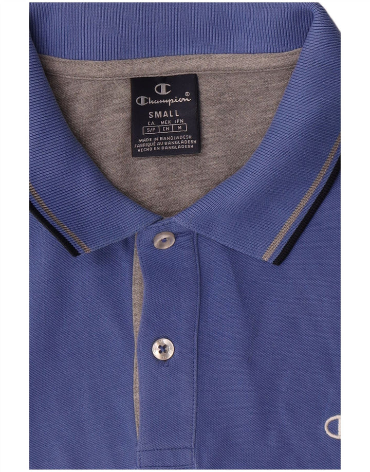 Champion Polo Homme Petit Bleu Coton