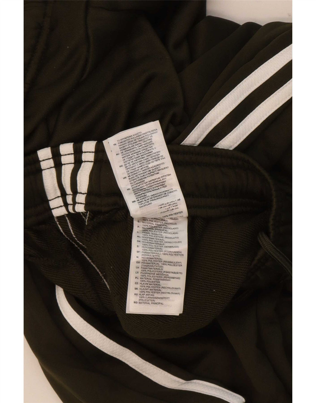 Adidas Pantalon de survêtement pour homme Large Kaki Polyester