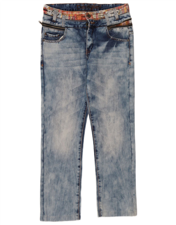 Desigual Jean droit W32 L30 bleu coton homme