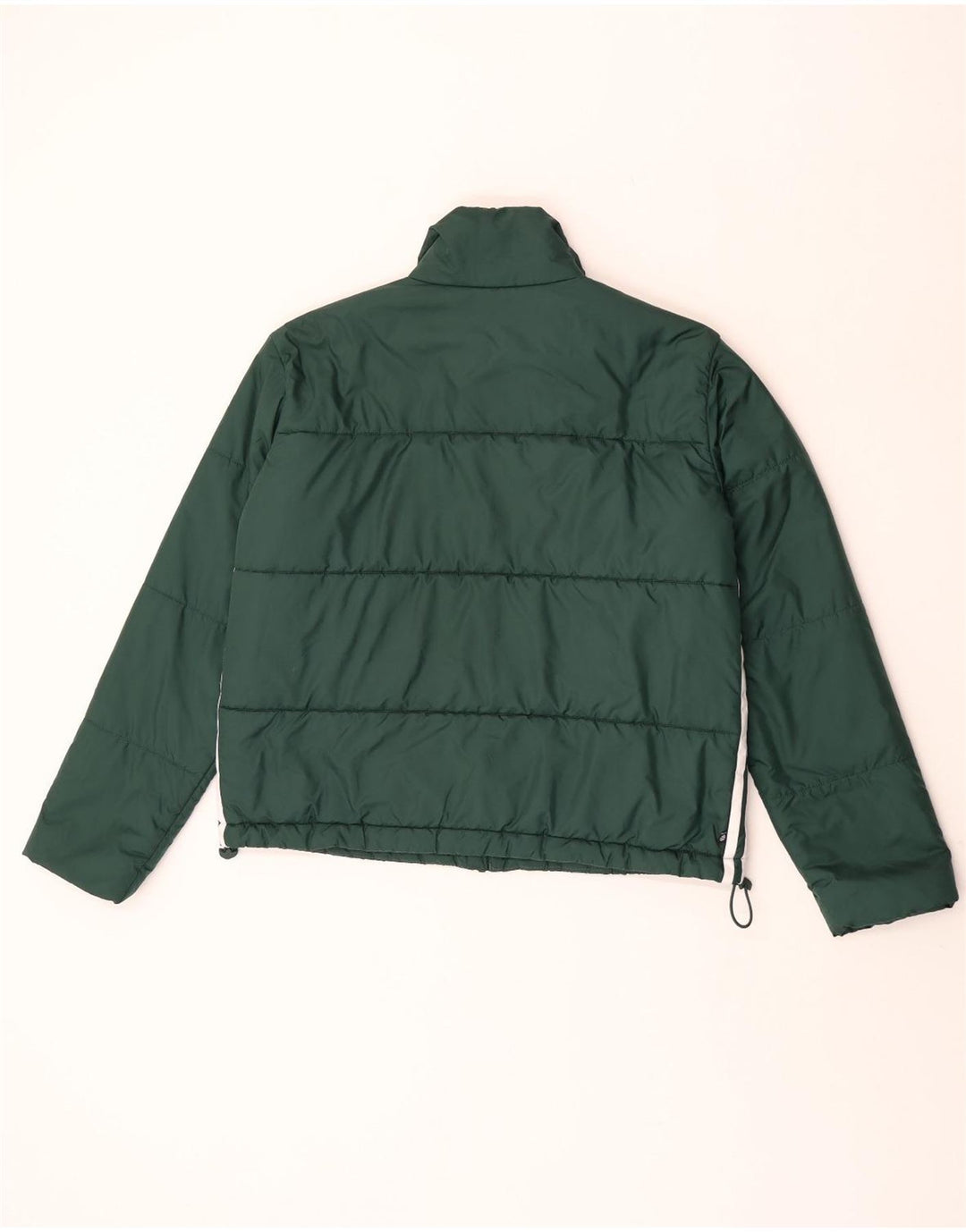 Adidas Veste rembourrée surdimensionnée pour femme UK 10 Petit Vert Polyester